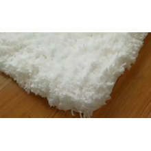 20x32 inch White Non-Slip Microfiber Shag Bathroom Rug Bath Mat